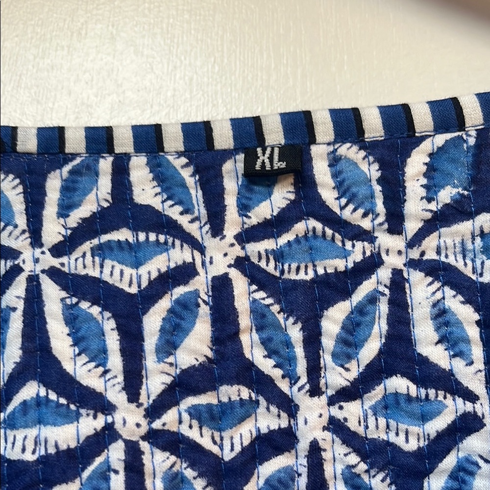 Reversible Block Print Quilted Jacket - Picture 2 of 5